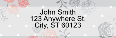 Floral Patterns Address Labels | LRFLO-007