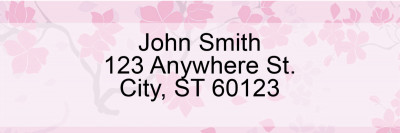Hanami Address Labels | LRFLO-008