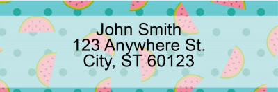 Fruity Patterns Address Labels | LRFUN-006