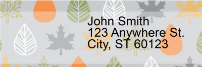 Falling for Fall Address Labels | LRFUN-009