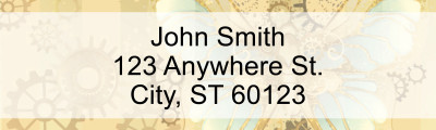 Steampunk Address Labels | LRFUN-011