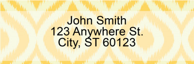 Textile Patterns Address Labels | LRGEO-003