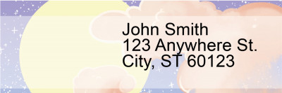Celestial Clouds Address Labels | LRMCL-05