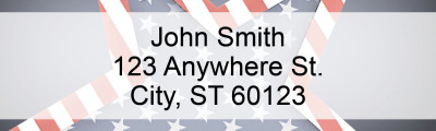 Celebrate Stars and Stripes Address Labels | LRPAT-38