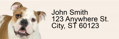 Bulldogs Address Labels | LRRDOG-04