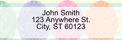 Easter Eggs Address Labels | LRREL-56