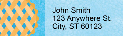 Pie Address Labels | LRRFOD-75