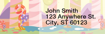 Candyland Address Labels | LRRGEP-83