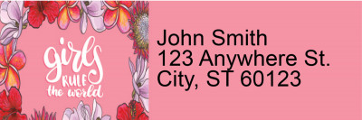 You Go, Girl Address Labels | LRRGIR-14