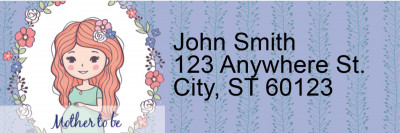 Mother to Be Address Labels | LRRLOV-23