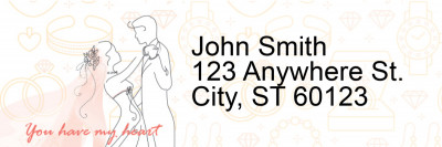 Everlasting Love Address Labels | LRRLOV-28