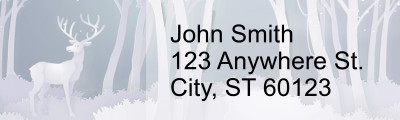 Silent Snowscapes Address Labels | LRRNAT-85