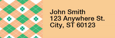 Clover Kilts Rectangle Address Labels | LRRTVL-19