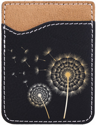 Make A Wish Engraved Leather Phone Wallet | PLE-00011