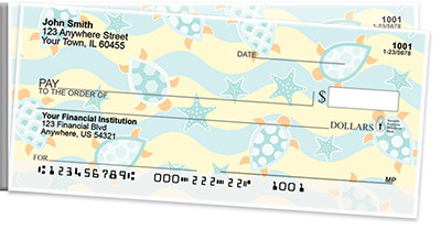 Colorful Sea Turtles Side Tear Checks | STANI-005