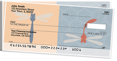 Retro Dragonflies Side Tear Checks | STANI-008