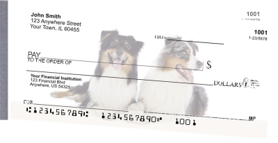 Australian Shepherd Side Tear Checks | STDOG-92