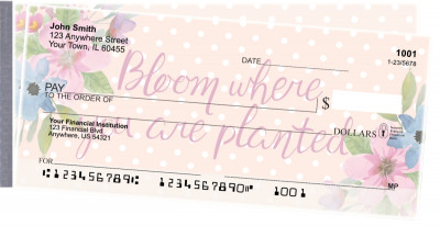 Happiness Blooms From Within Side Tear Checks | STFLO-010