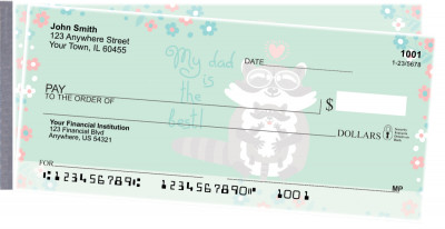 Dad is the Best Side Tear Personal Checks | STLOV-27
