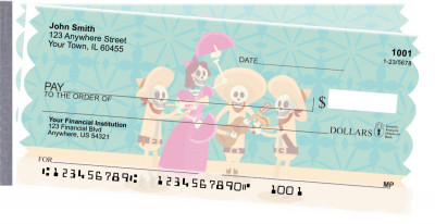 Dia de los Muertos Side Tear Checks | STTVL-23