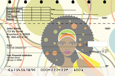 African Beauty Top Stub Checks | TSAFR-16