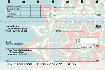 Mandala Top Stub Checks | TSFLO-99