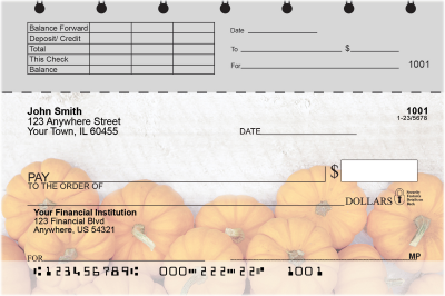 Grateful Pumpkin Top Stub Checks | TSFUN-013