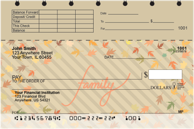 Thankful Blessings Top Stub Checks | TSFUN-014
