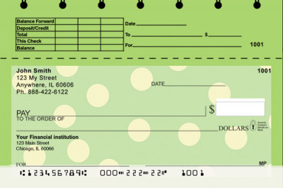 Dots Top Stub Checks | TSGEO-01