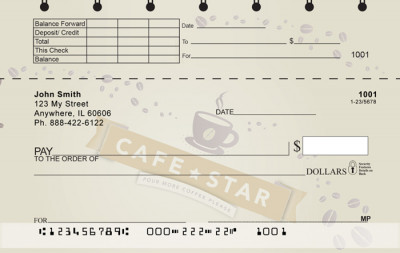Cafe Top Stub Checks | TSGEP-85
