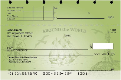 Sail to Paradise Top Stub Personal Checks | TSGEP-90