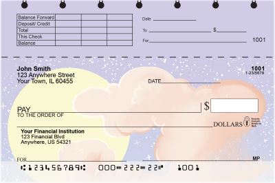 Celestial Clouds Top Stub Checks | TSMCL-05