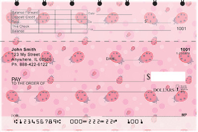 Ladybugs on Parade Top Stub Checks | TSNAT-79