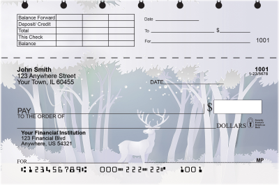 Silent Snowscapes Top Stub Checks | TSNAT-85