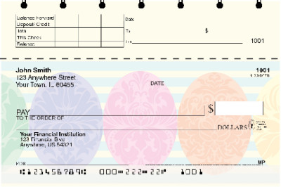 Easter Eggs Top Stub Checks | TSREL-56