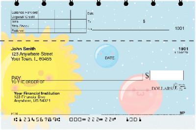 Happy Solar System Top Stub Checks | TSSPA-07