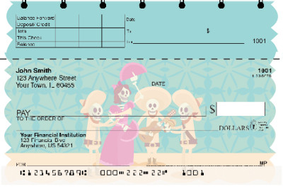 Dia de los Muertos Top Stub Checks | TSTVL-23