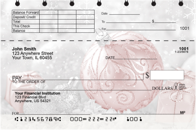Holiday Decor Top Stub Checks | TSXMS-62