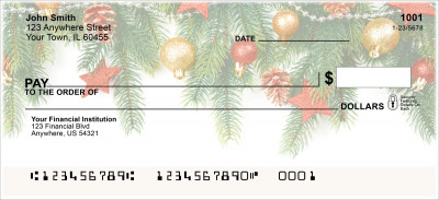 Winter Trinkets Personal Checks | XMS-61