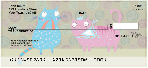 PURR-fect Pals Personal Checks | ANI-012