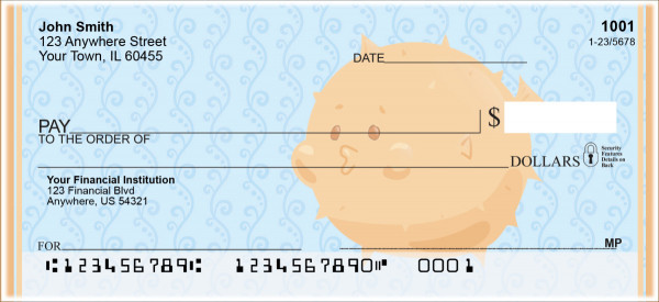 Aquatic Buddies Personal Checks | ANI-024