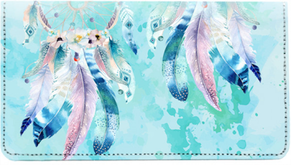 Dream Catchers Leather Checkbook Cover | CDP-FUN97