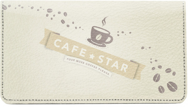Cafe Leather Checkbook Cover | CDP-GEP85