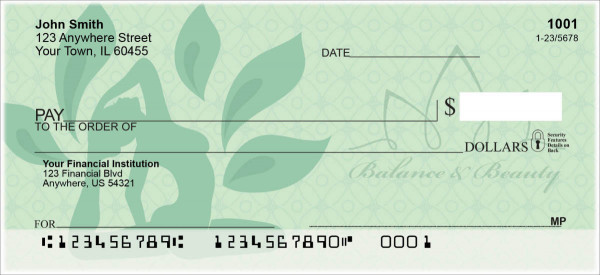 Namaste Personal Checks | FLO-002