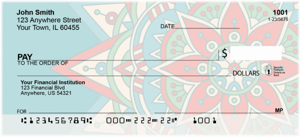 Mandala Personal Checks | FLO-99