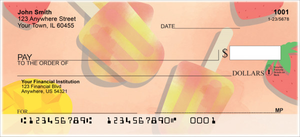 Tasty Treats Personal Checks | FOD-71
