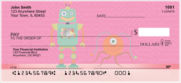 Robot Friends Personal Checks | FUN-001