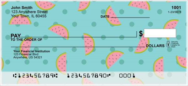 Fruity Patterns Personal Checks | FUN-006