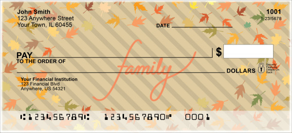 Thankful Blessings Personal Checks | FUN-014