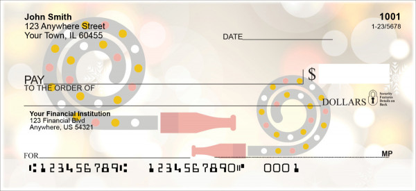 New Year's Eve Personal Checks | FUN-016